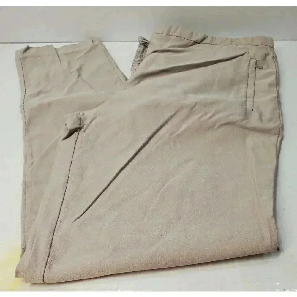 CALVIN KLEIN KHAKI PANTS PLUS SIZE 16, INSEAM 29.5"